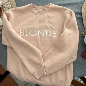 Brunette The Label Light Pink Sweatshirt